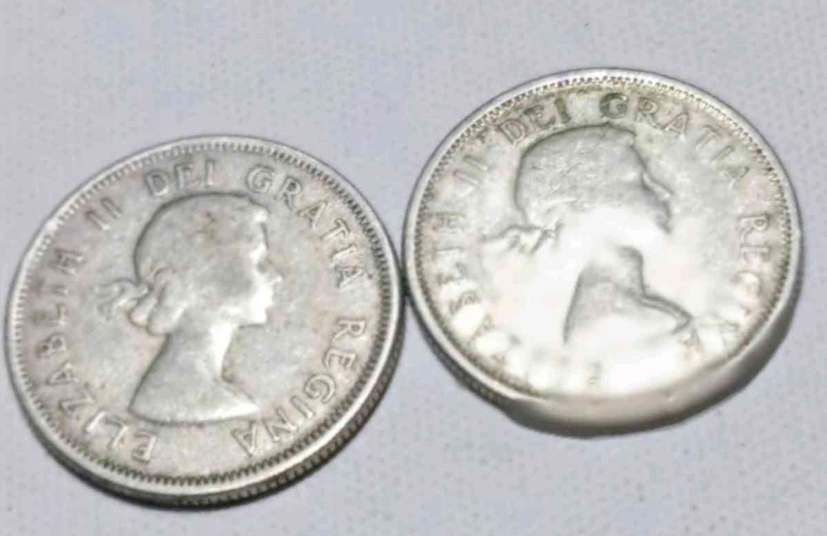 SILVER CANADIAN QUARTERS