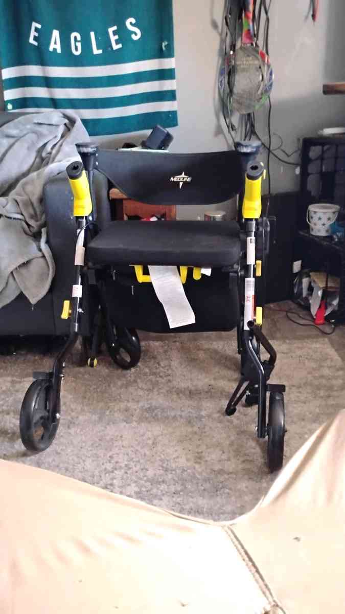 medline stand up an sit down Walker