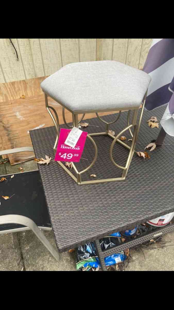 HomeGoods Hexagonal Stool