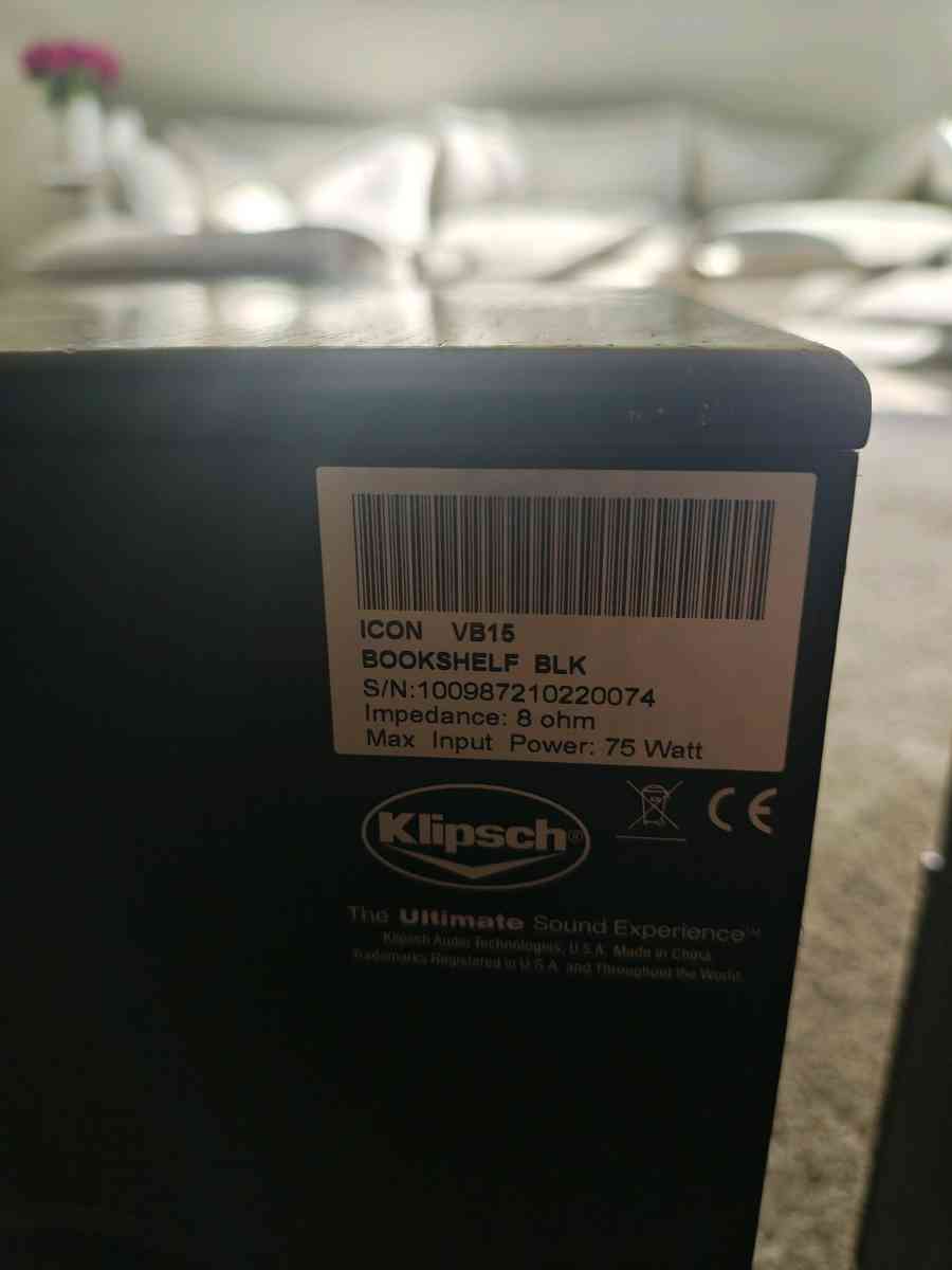 Klipsch Icon V Series 5Channel Home Theater Speakers  VC25