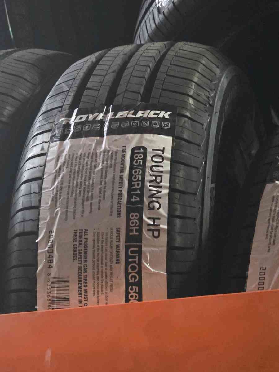For Sale ROYAL BLACK 18565R14  86H Touring HP