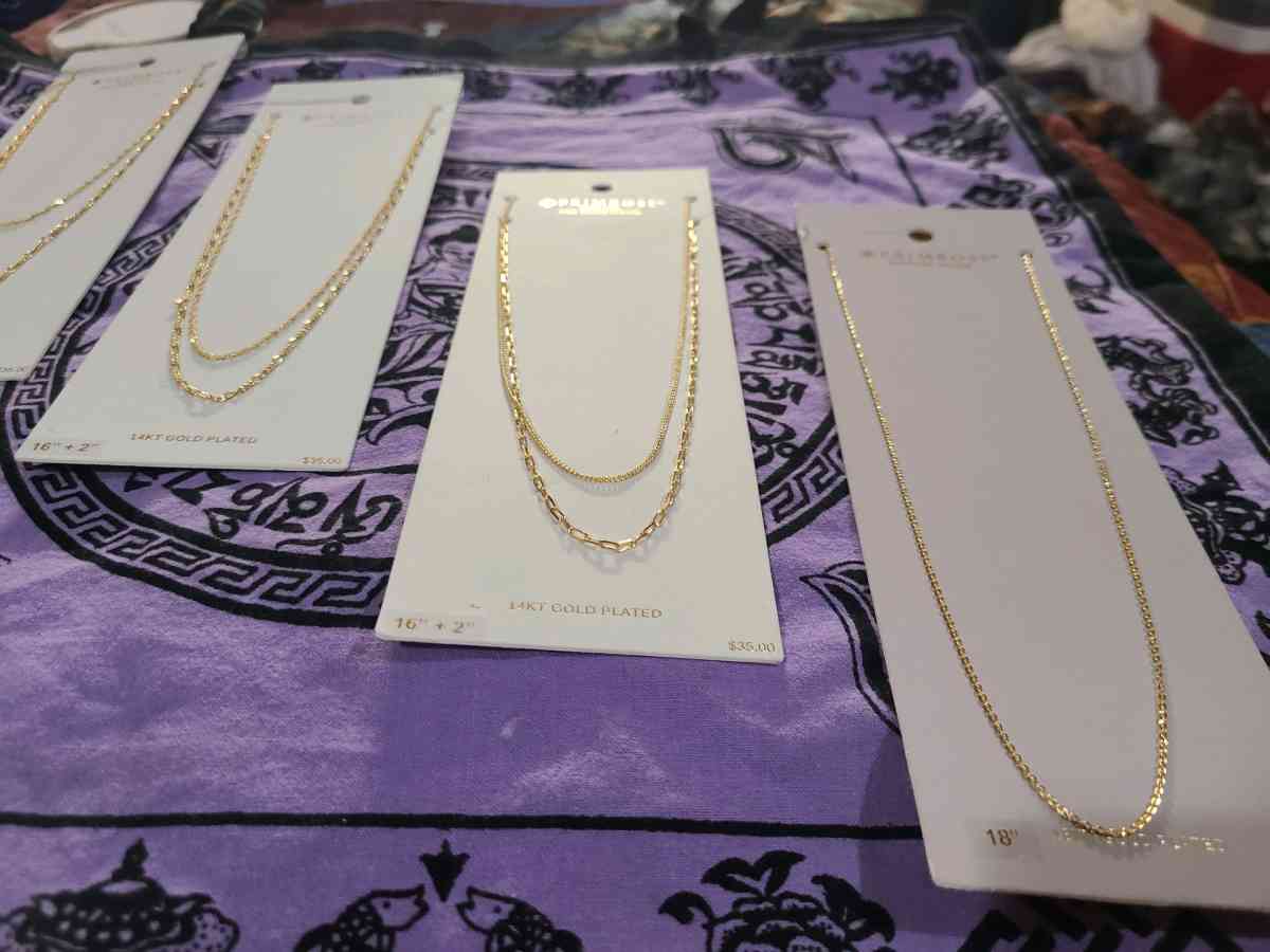14k 18k Gold Plated Chains