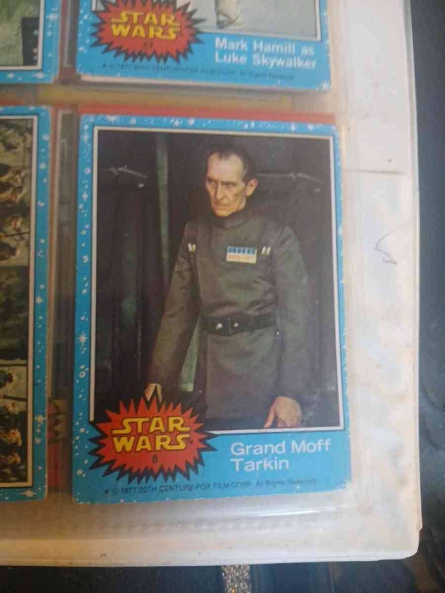 1977 Topps Star Wars trading cards