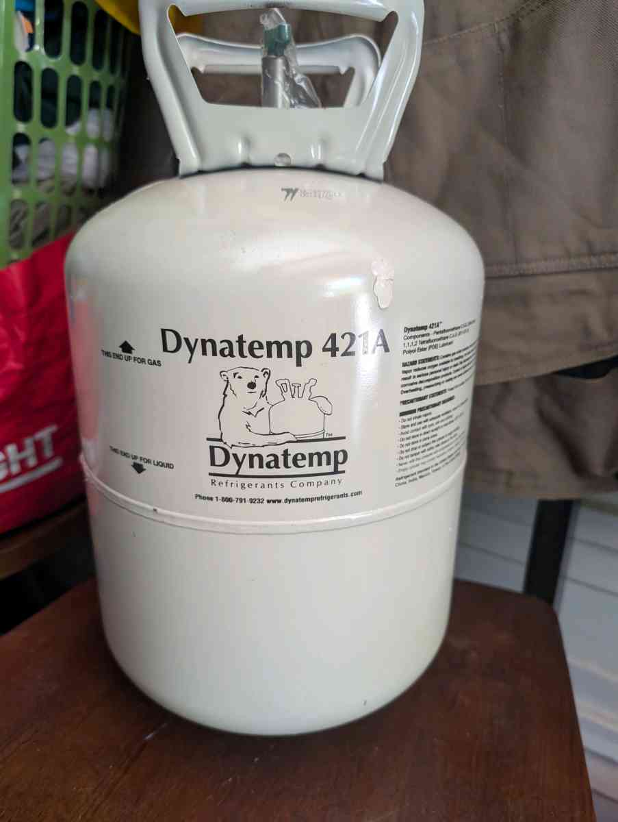 DynaTemp Refrigerant 421A  25lb unopened