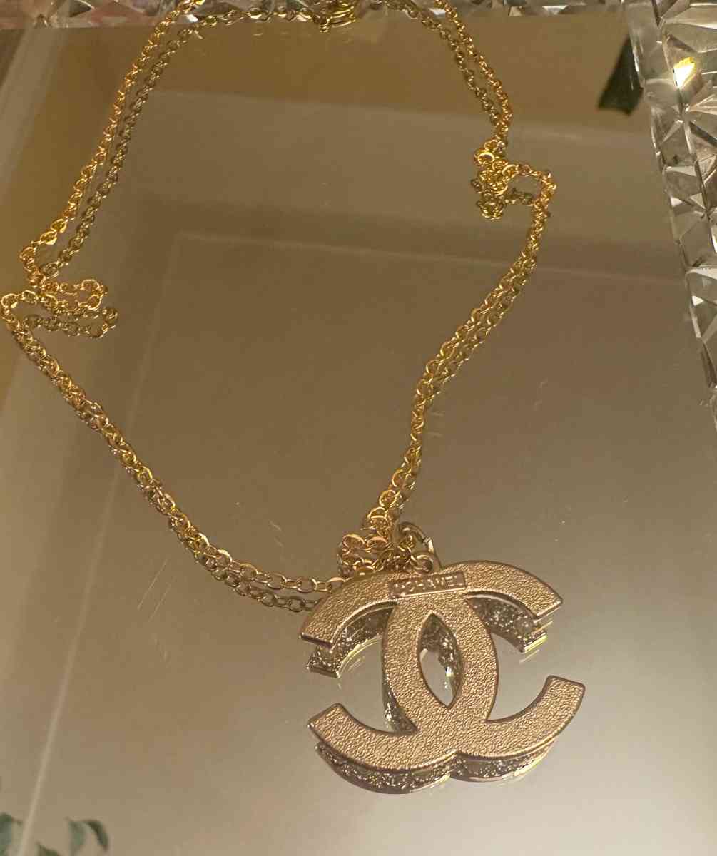 Upcycled CC charm with necklace