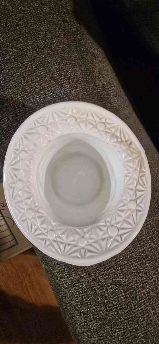 Fenton Milk Glass Hat