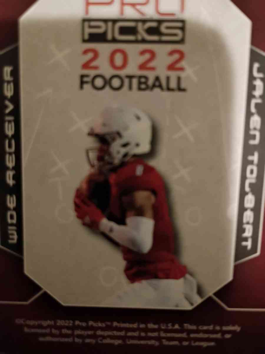 Wide Receiver Football Card