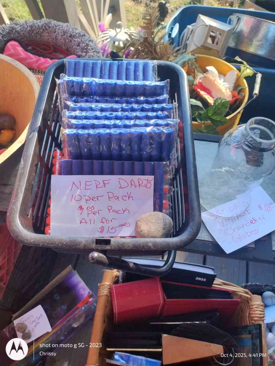 nerf darts new in package 10 darts per unit