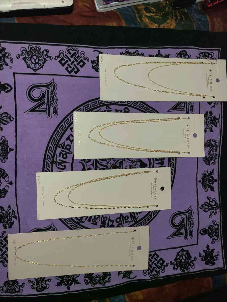 14k 18k Gold Plated Chains