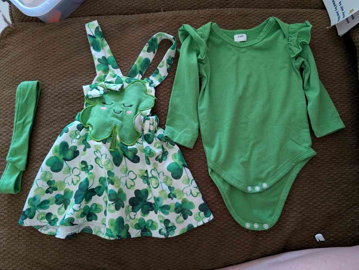 Baby St Patricks Day dress