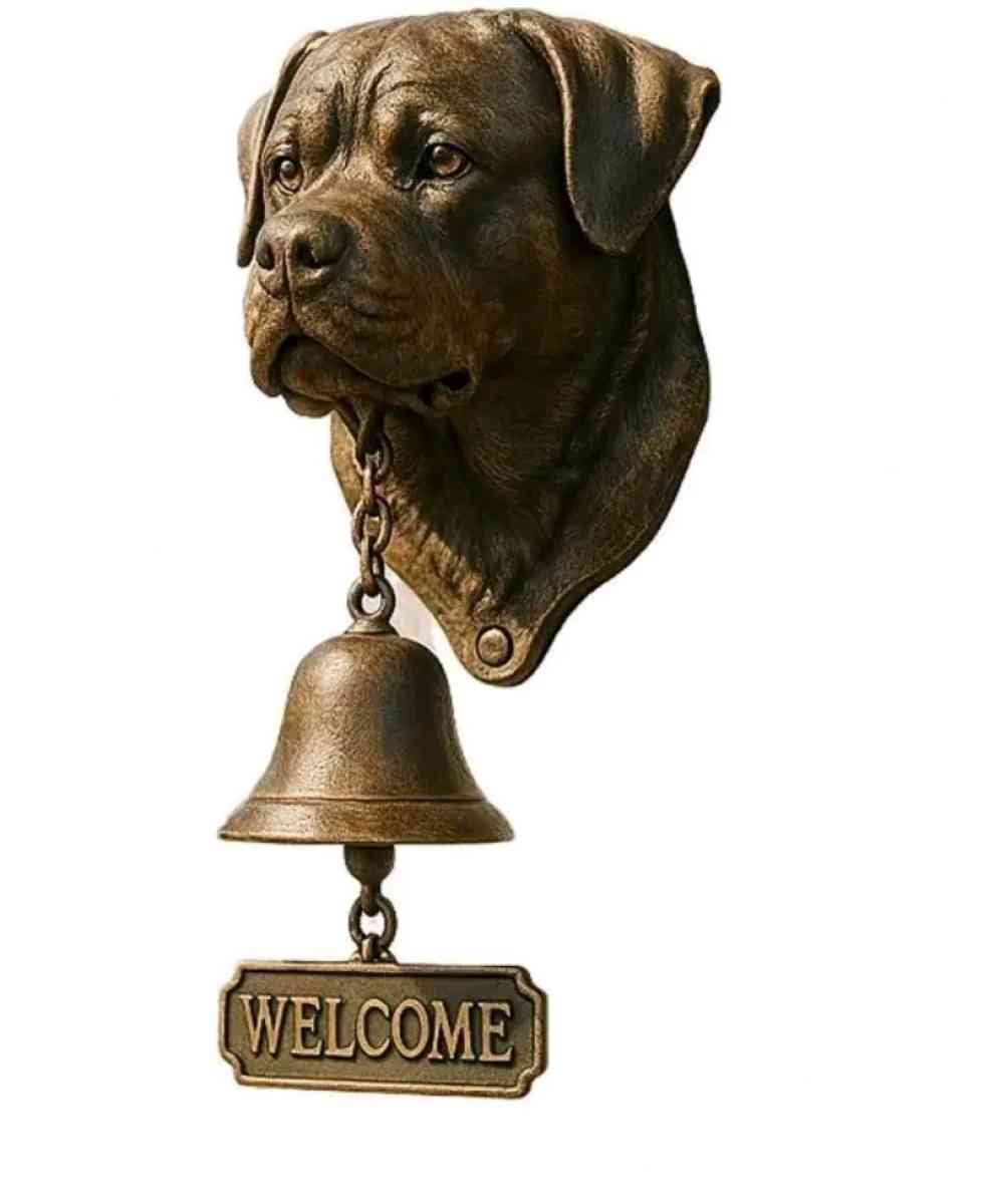 Welcome Doorbell with Rottweiler