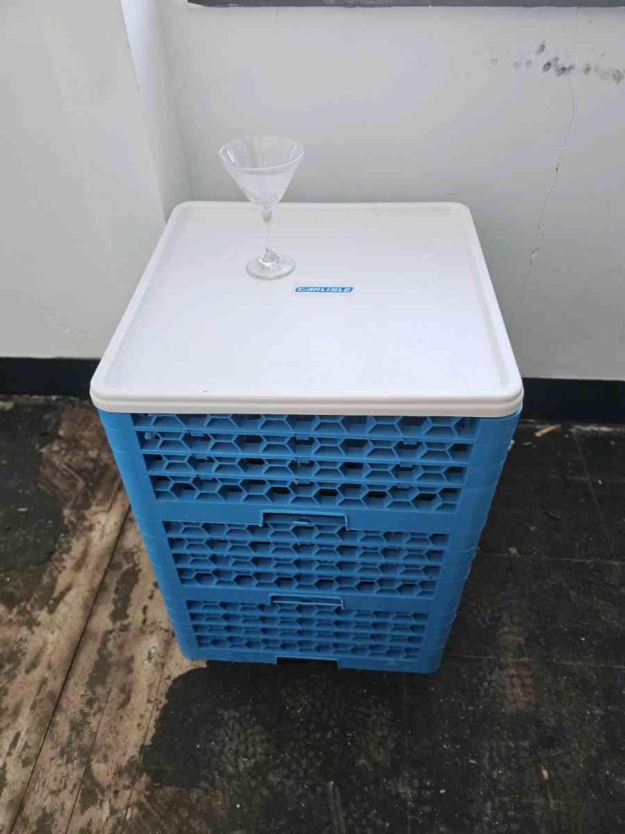 Several stem glasses made of glass