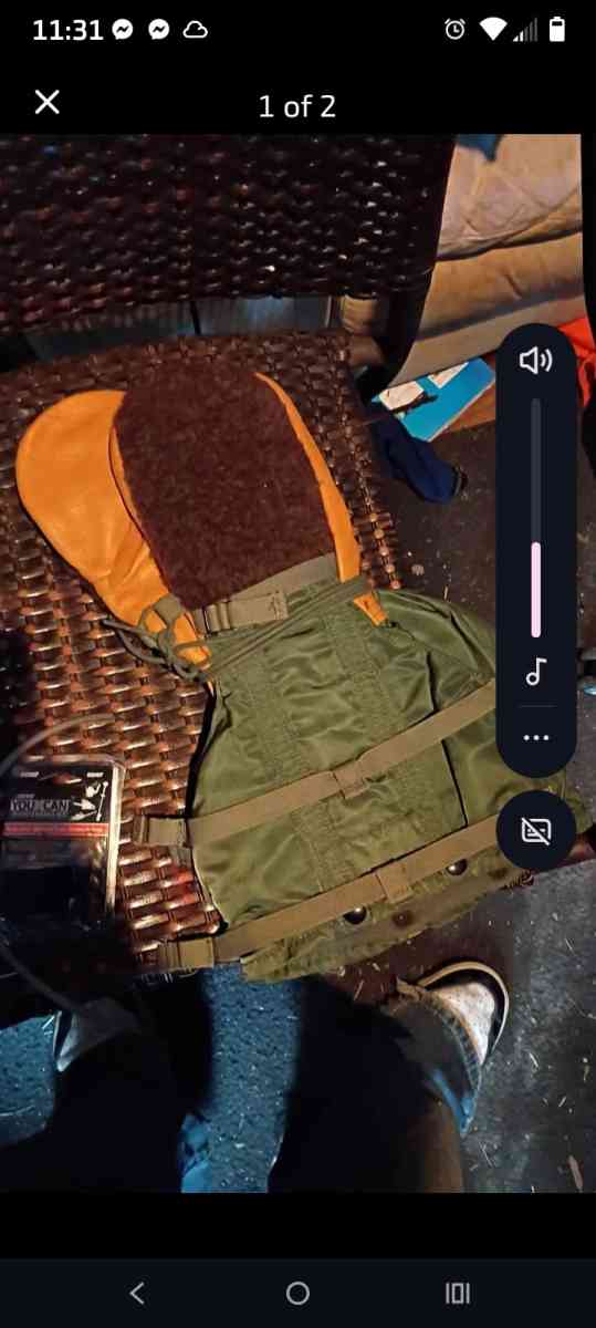 new united states air force mittens and duffel bag backpack