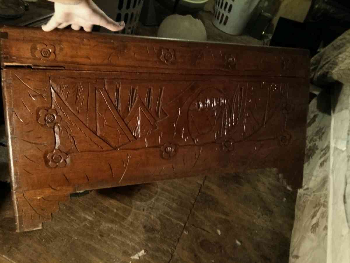 19 centrery Chinese antique hand carved chompras wooden ches