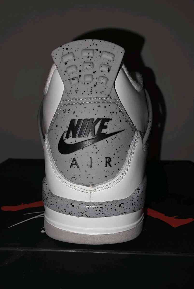 Air Jordan 4 Retro OG White Cement Youth Size 5