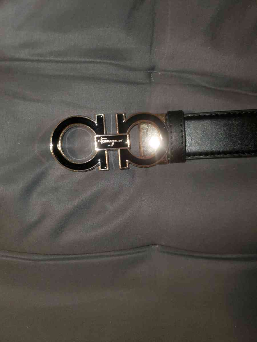 Ferragamo logo leather belt