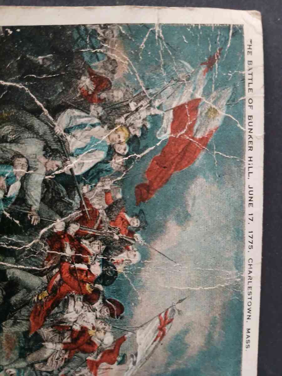 Post Card with rare stamp