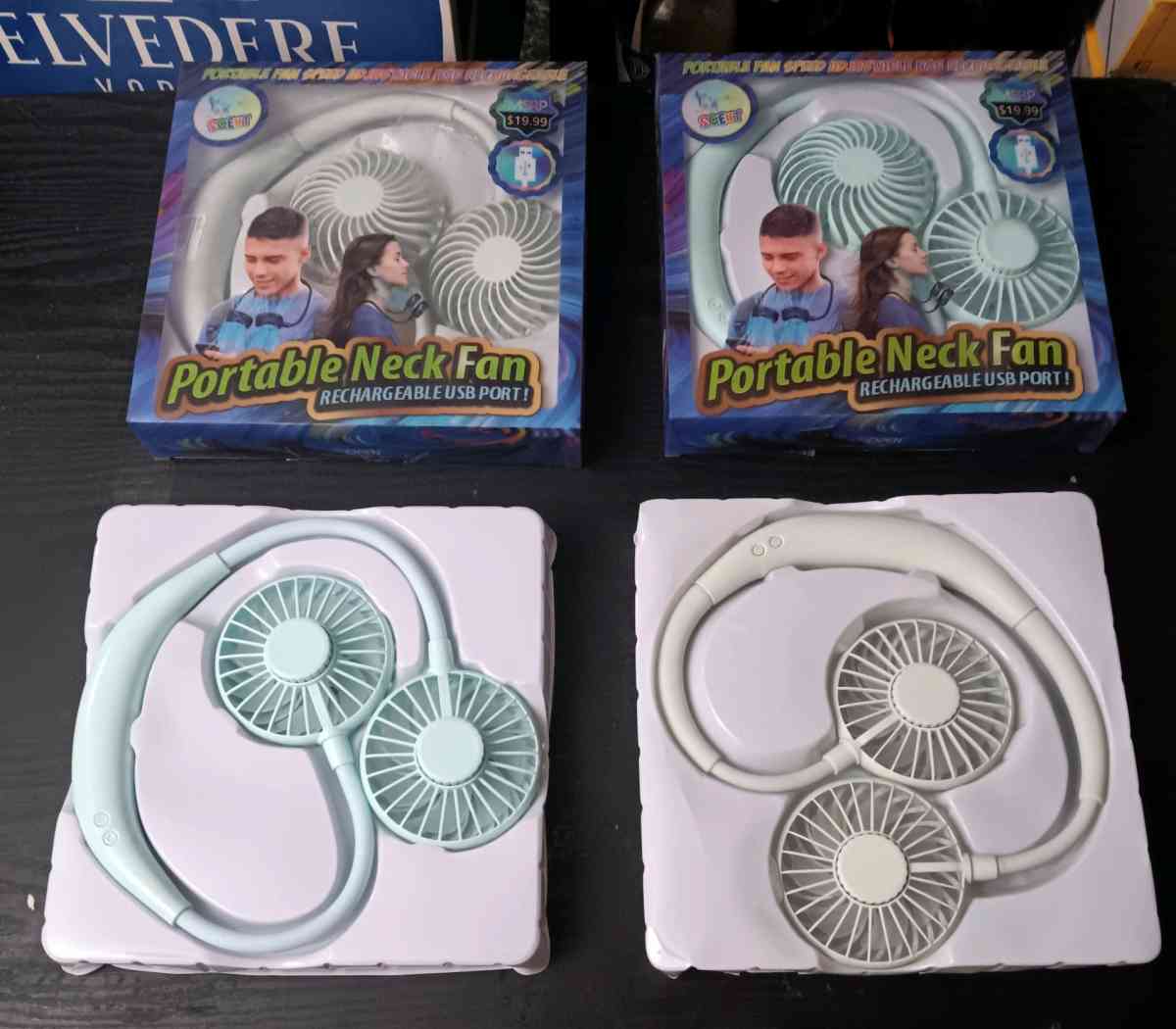 PORTABLE FLEXIBLE NECK FANS