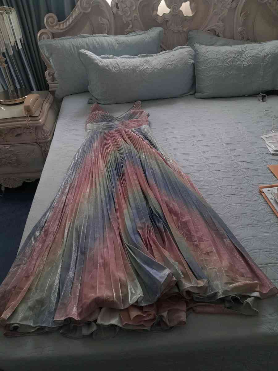 Bundle formal prom gown shoes and accessories