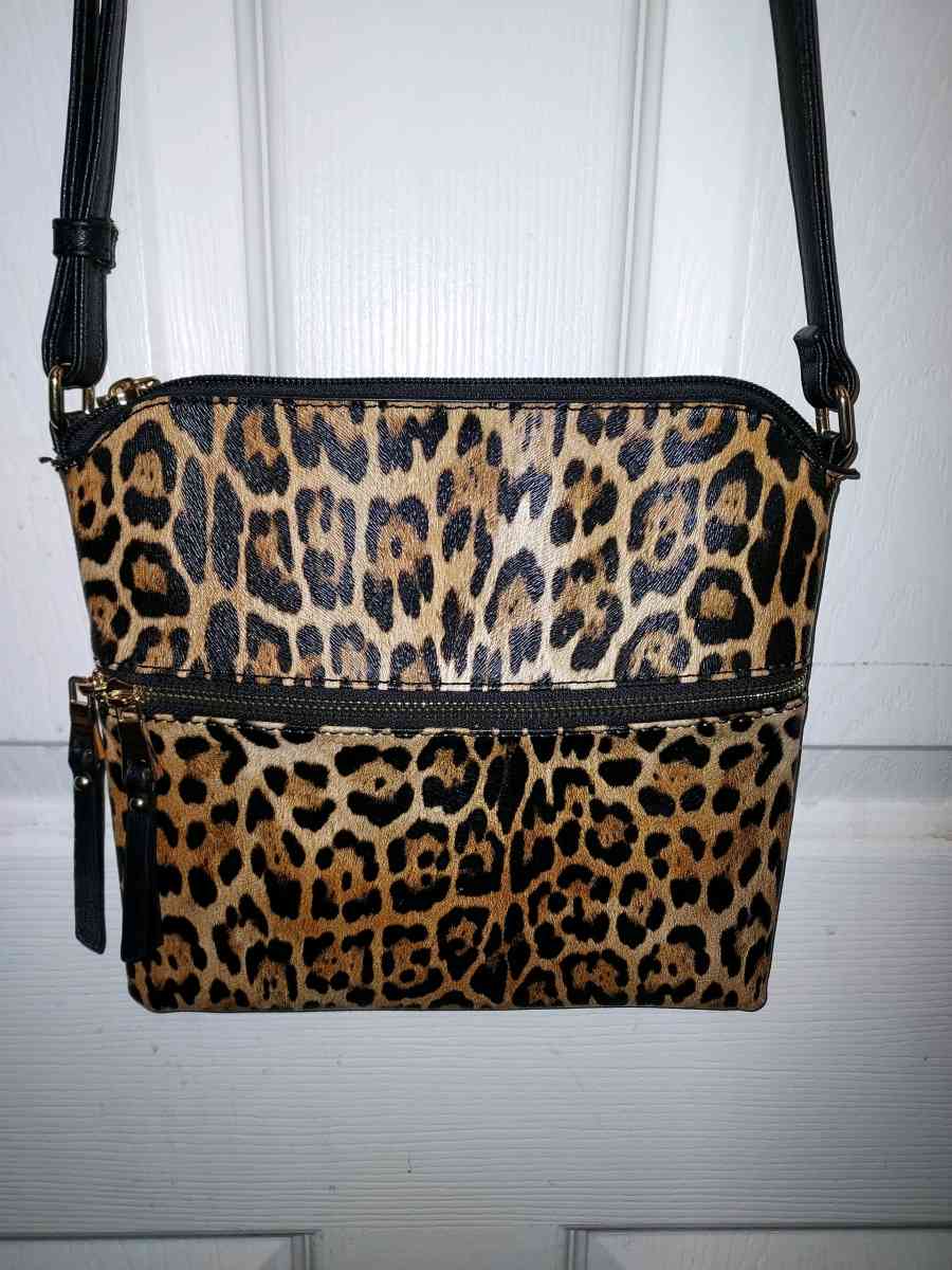Leopard Print Crossbody Bag