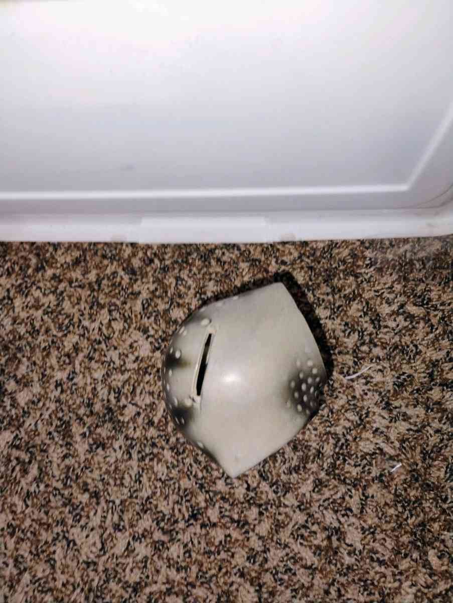 vintage Lefton brand ceramic Barn owl coin bank 1960s1970s