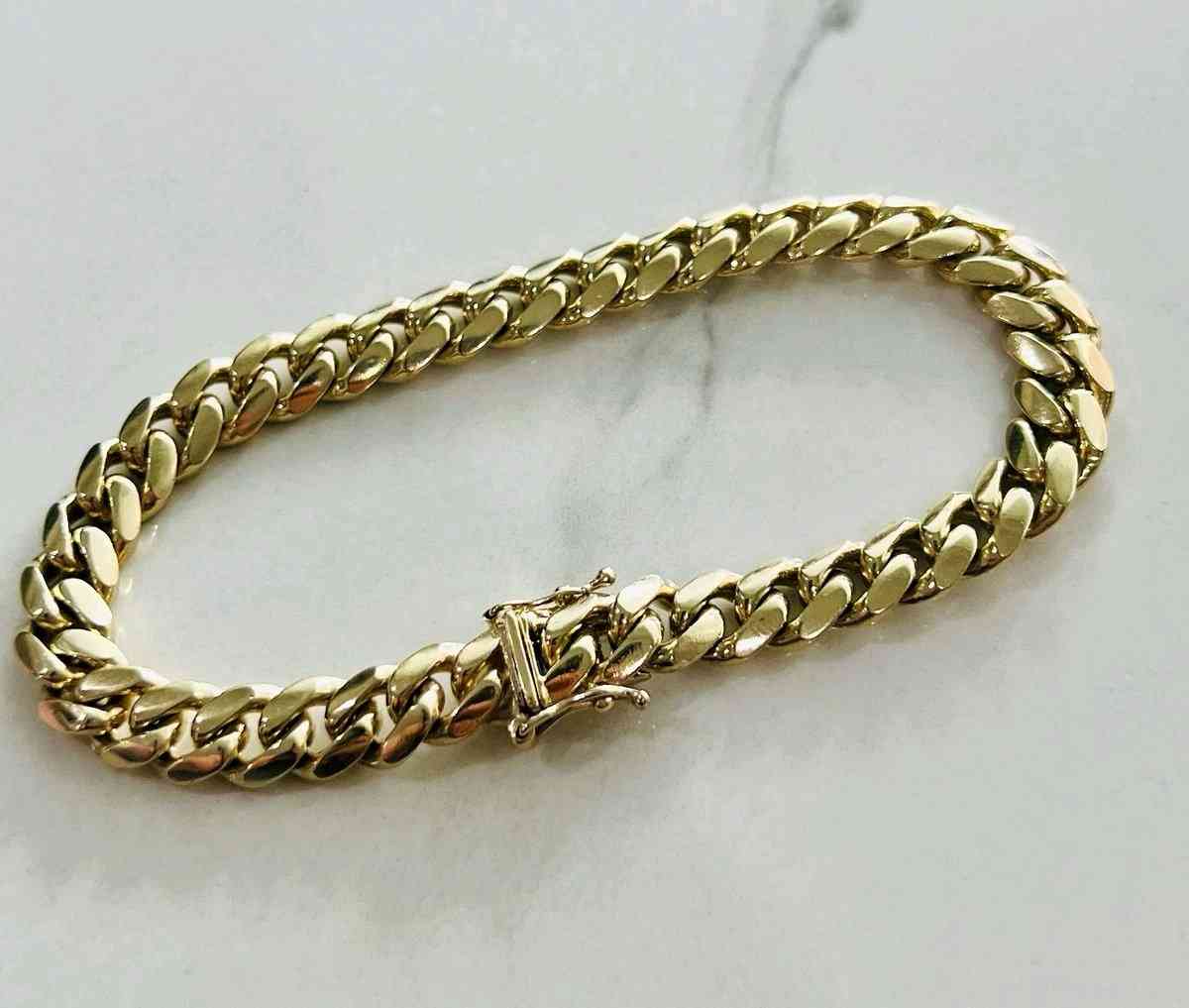 solid 14k gold bracelet
