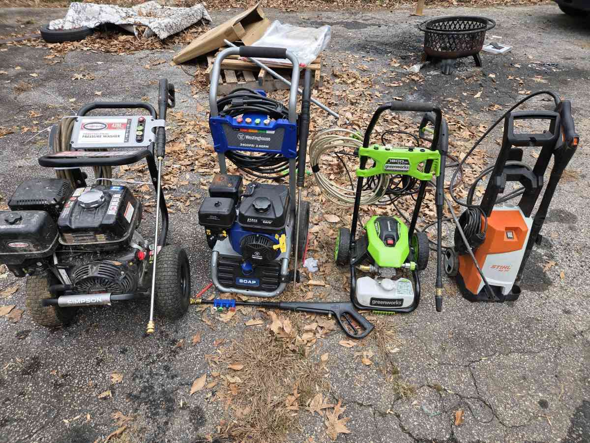 pressure washers