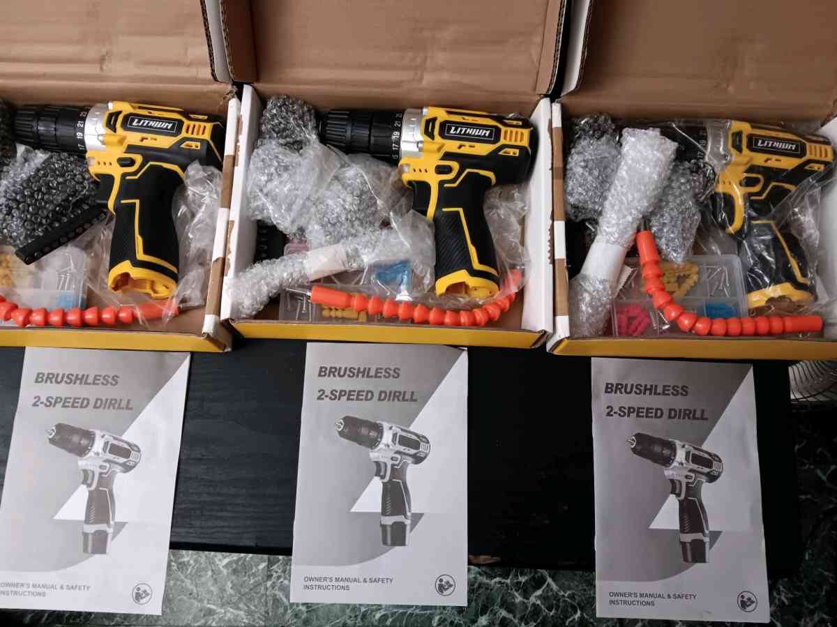 12V BRUSHED LITHIUM CORDLESS DRILL SET MACHINE