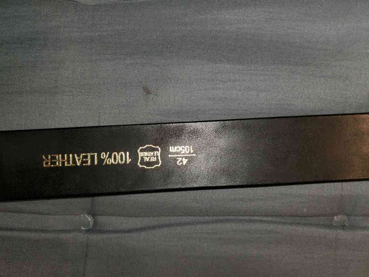 Tom Ford Black and Gold Belt