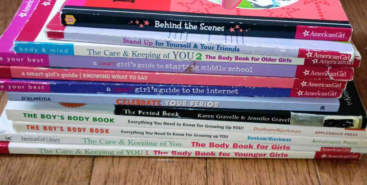 Middle School  Puberty Book Bundle American Girl  More