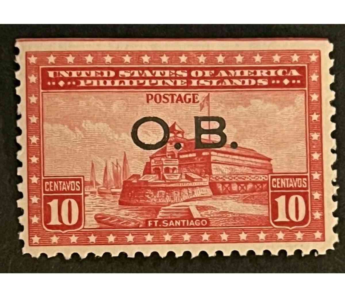 Travelstamps Philippines Stamps Scott O19  10c Ft Santiago M