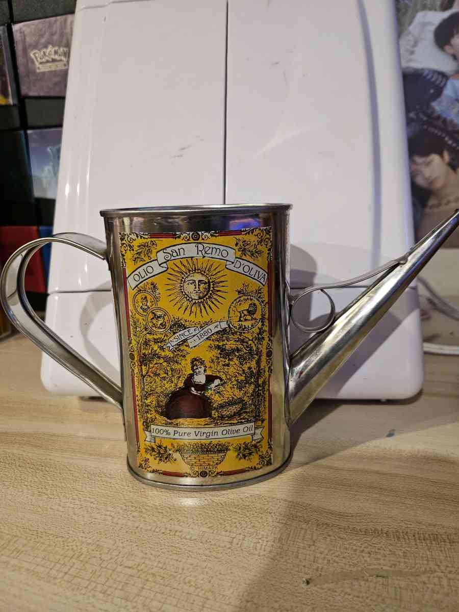 Vinrage San Remo Italy Himark Tin Set 4 Pieces Made In Italy