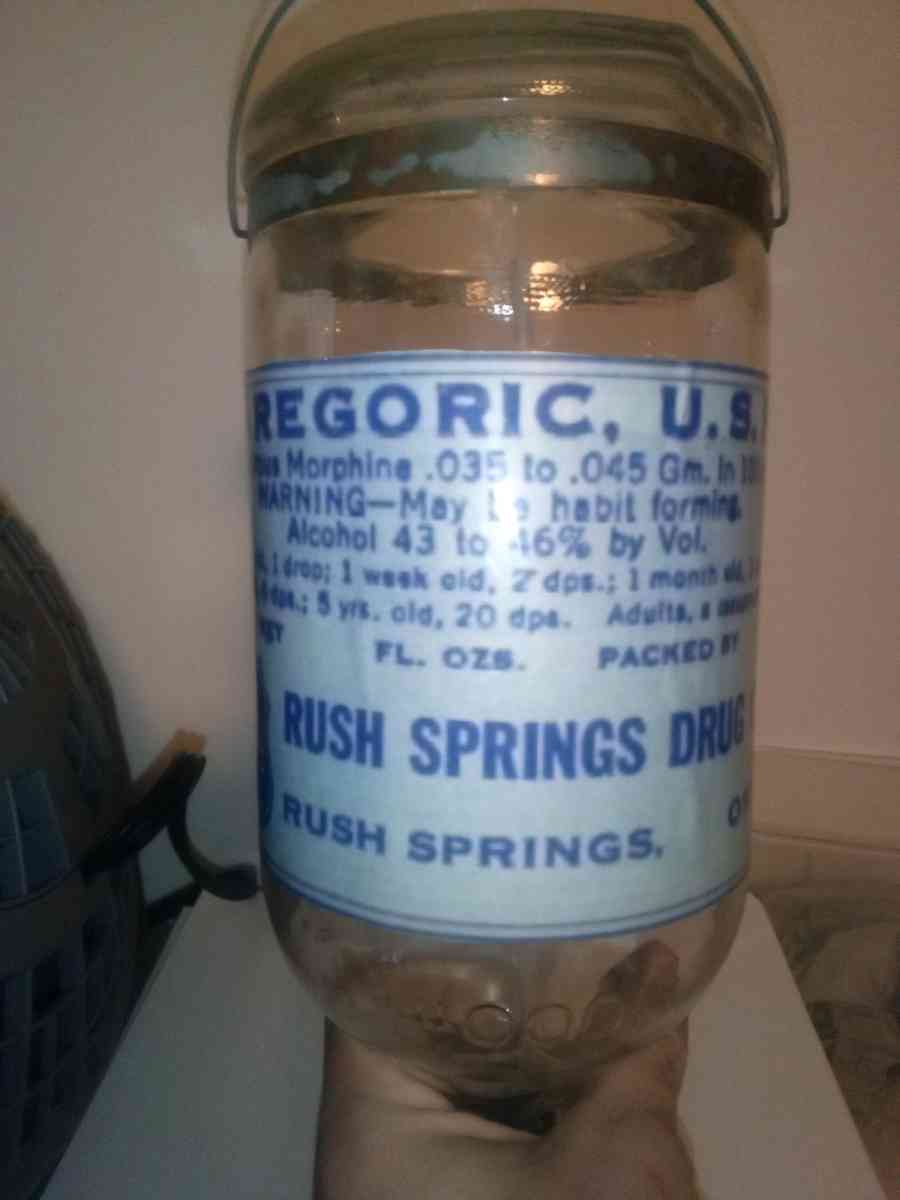Morphine IV Bottle Vintage Replica