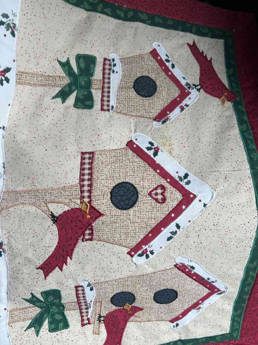 4 vintage Christmas placemats