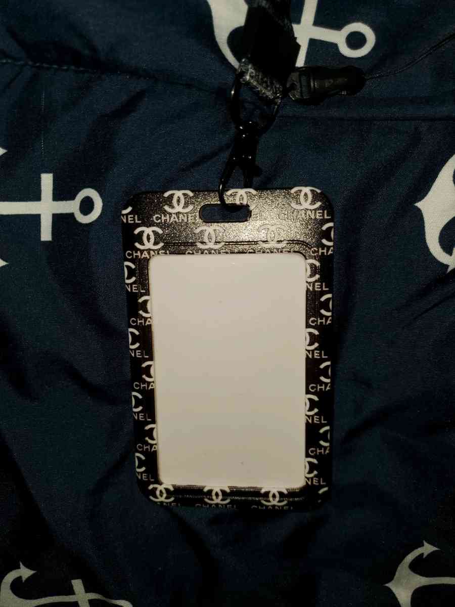 Chanel monogram lanyard ID holder