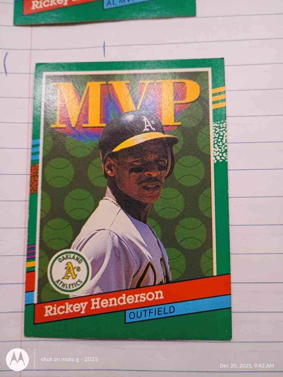 Rickey Henderson card 387