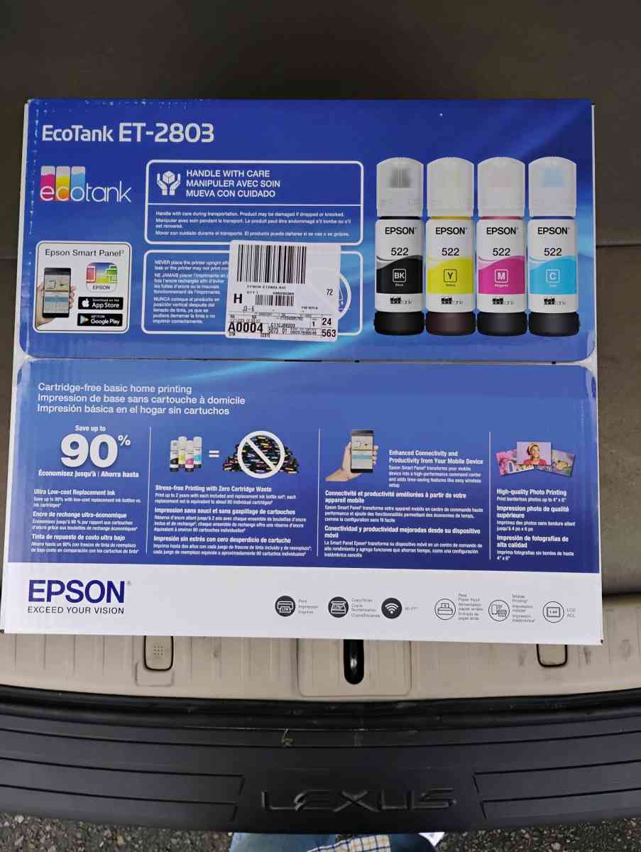 Epson EcoTank 2803 Inkjet Printer