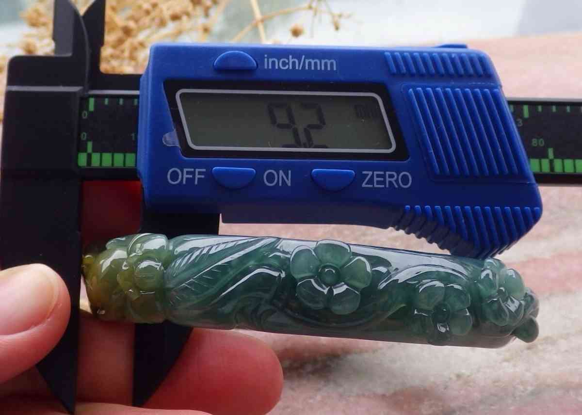 Certificate Jadeite Deer jade Burmese  Bangle 61mm 7inches