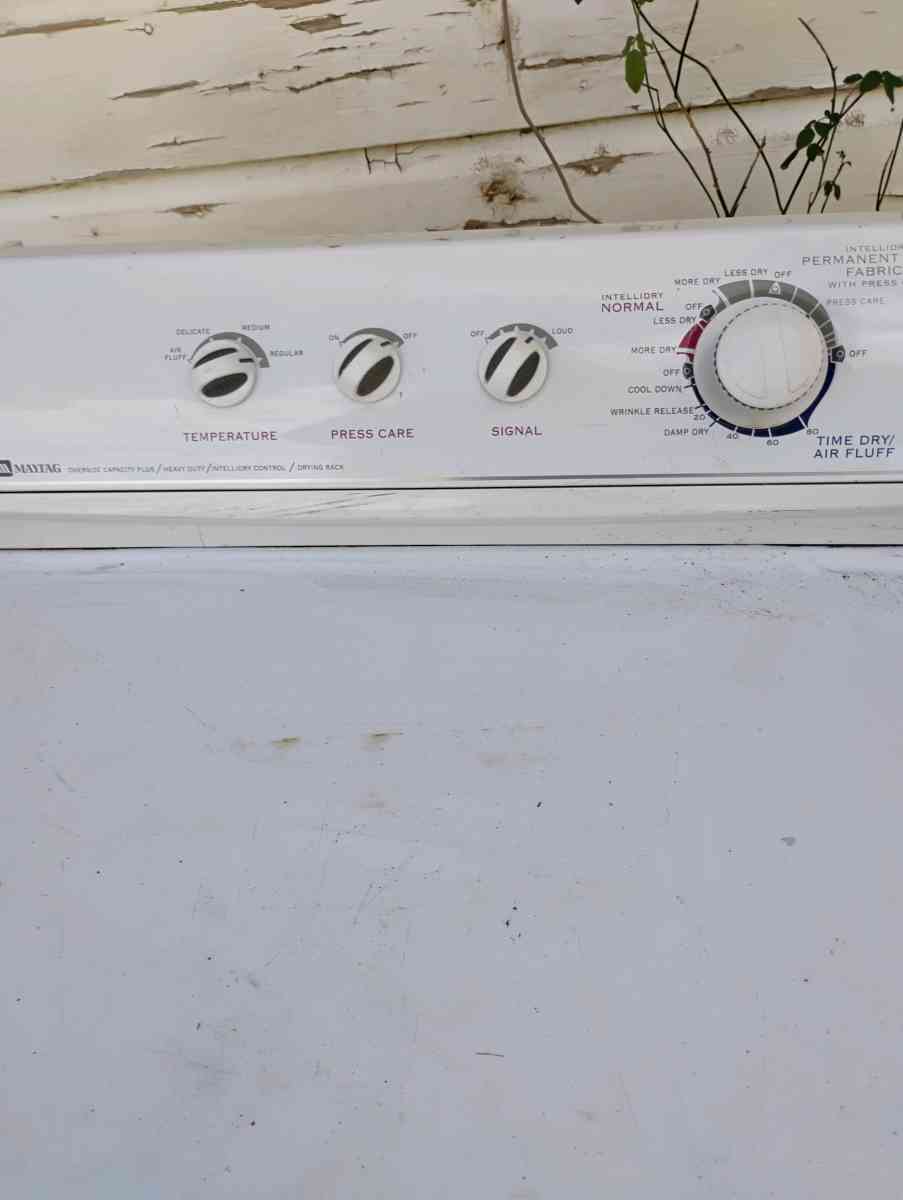 Maytag dryer  centenial sensors washer