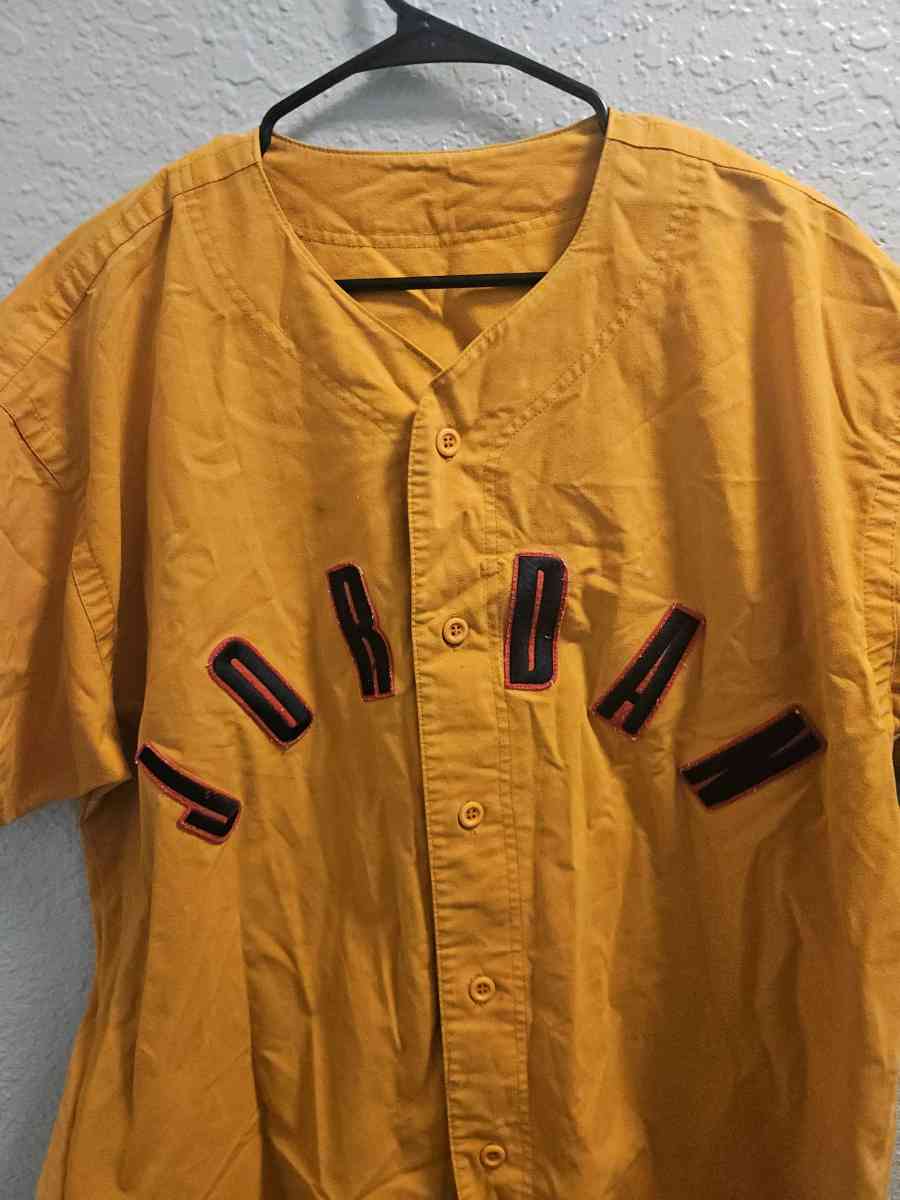 Vtg Air Jordan Baseball Jersey