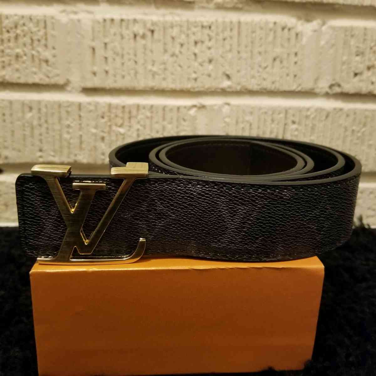 LV Designer Black Belt