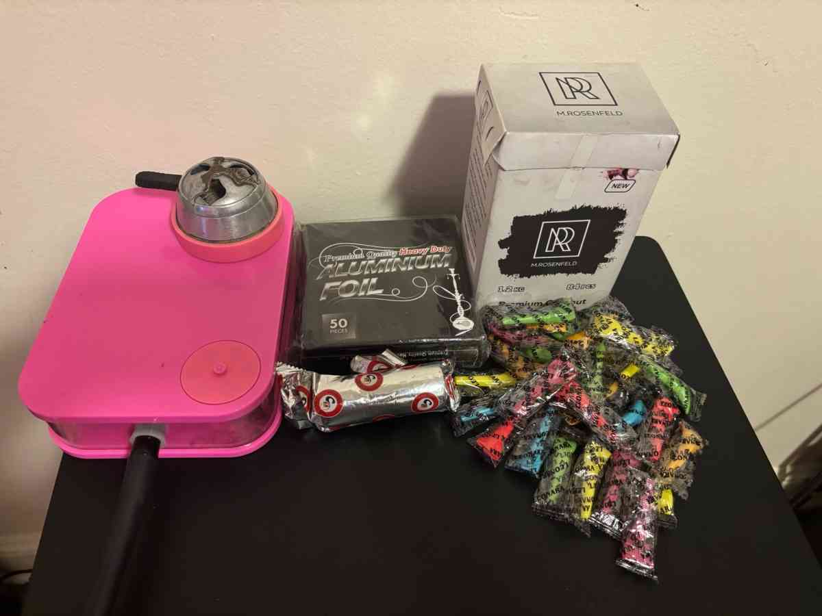pink hookah set