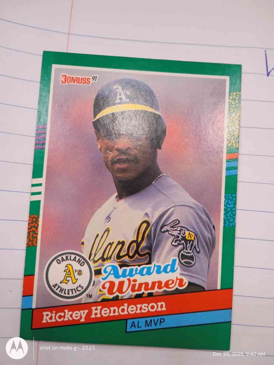Ricky Henderson card 648