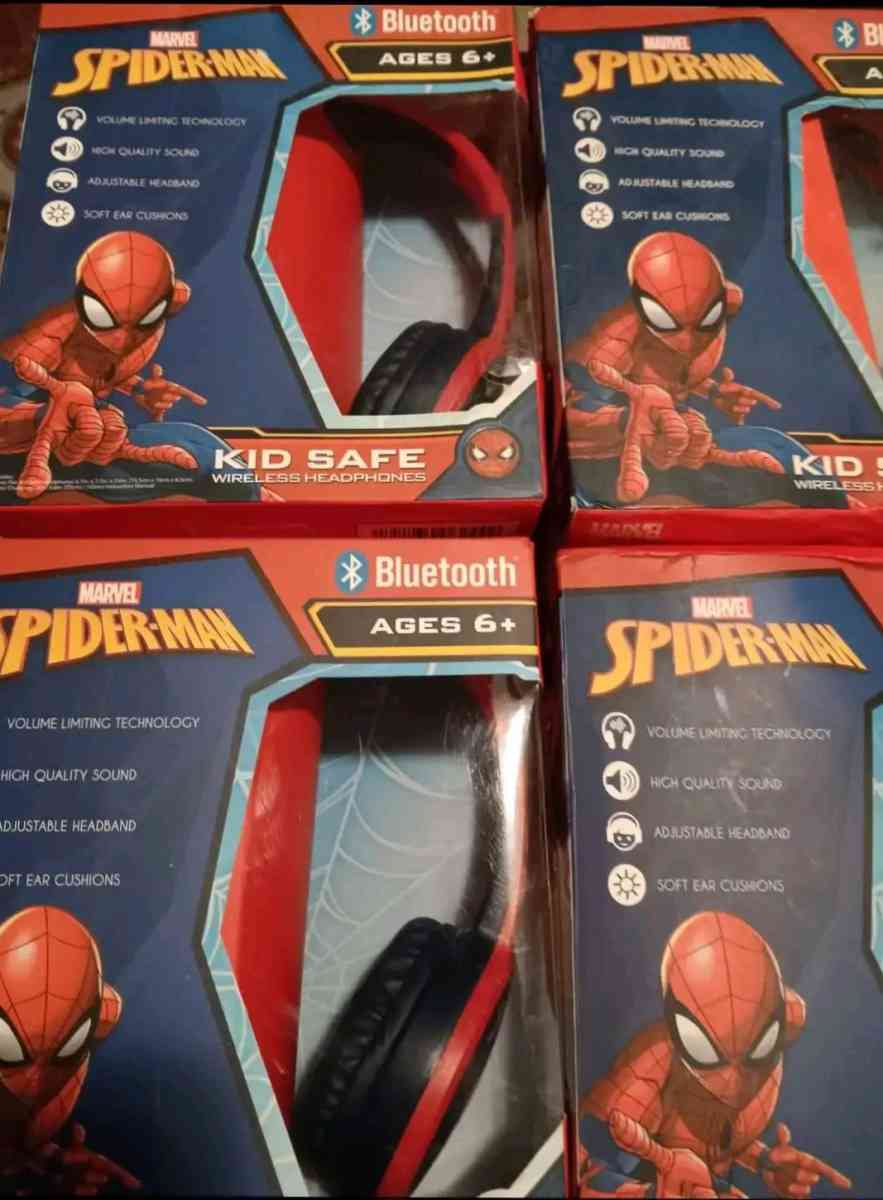 MARVEL SPIDERMAN WIRELESS KIDS HEADPHONES