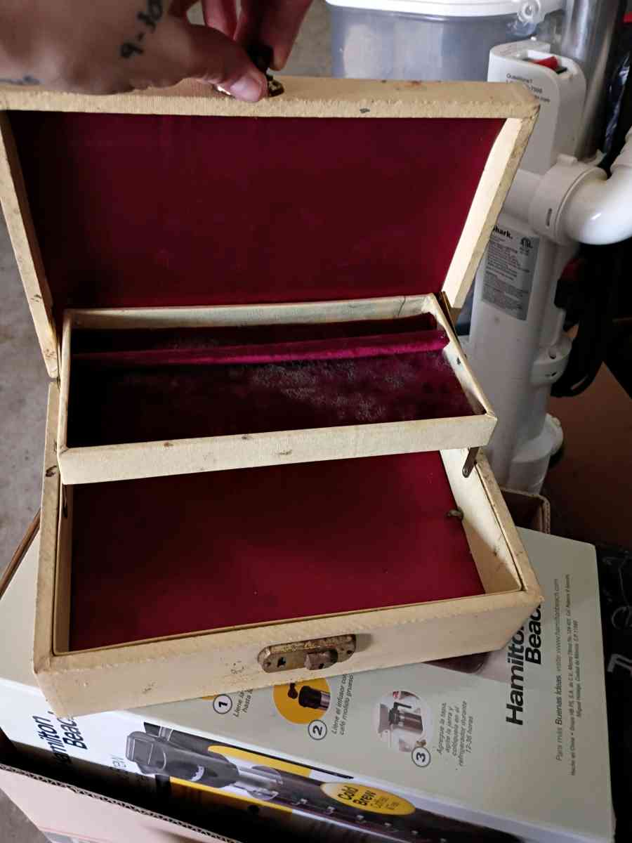 3 Old Antique Jewelry Boxes
