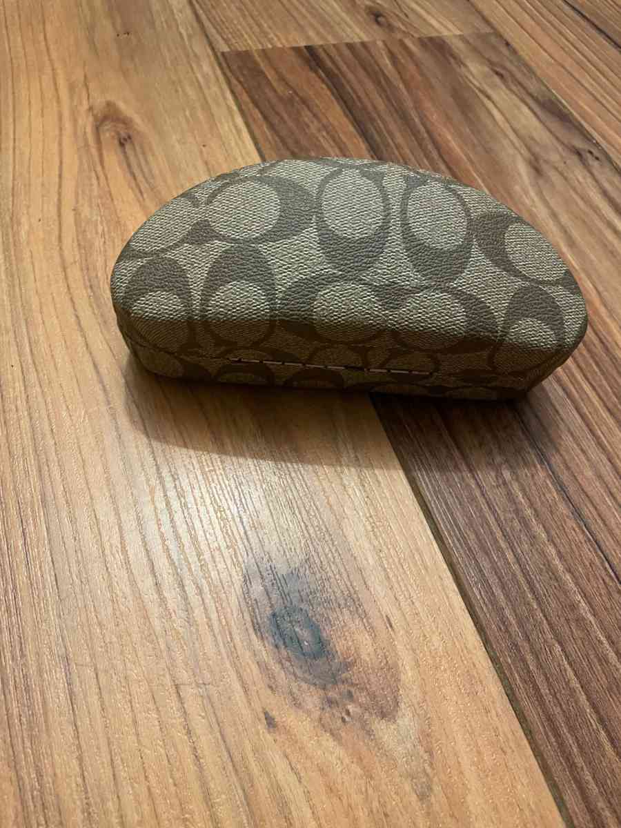 coach eyeglasses case
