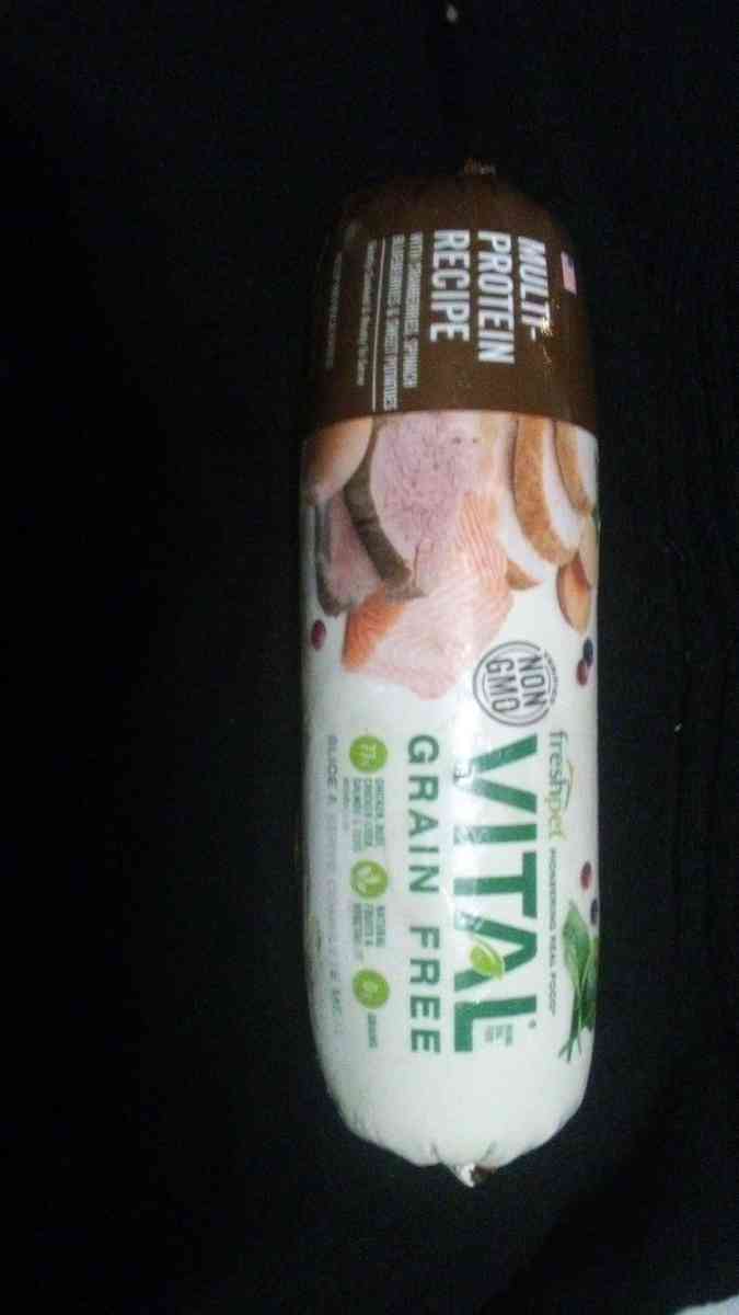 doggie gift basket with 2lb pet fresh protein meat