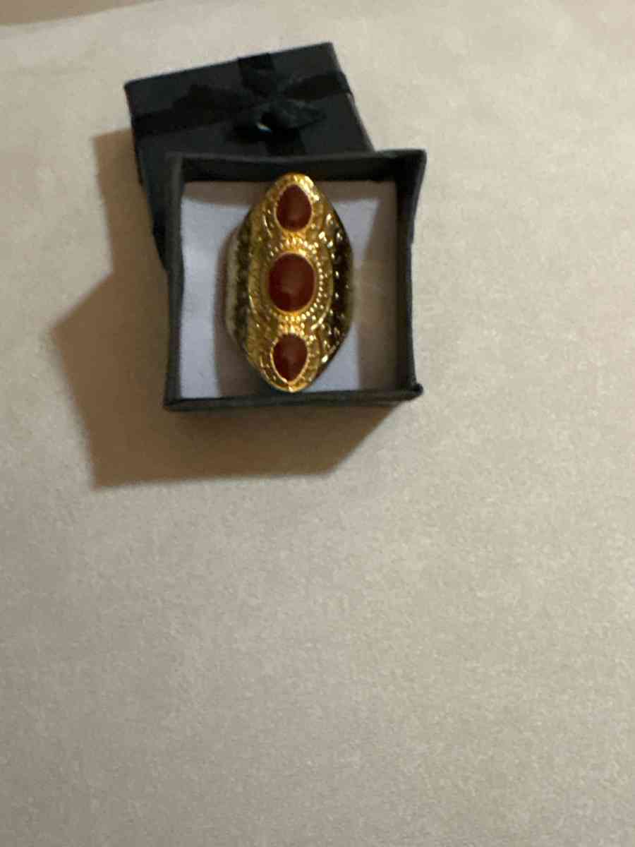 anillo laminado en oro size 7 stainless steel