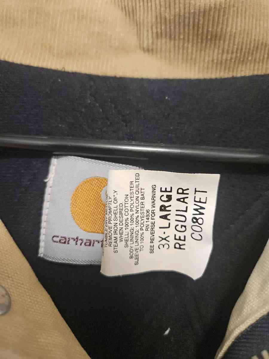 Vtg Carhartt Mens Chore Jacket