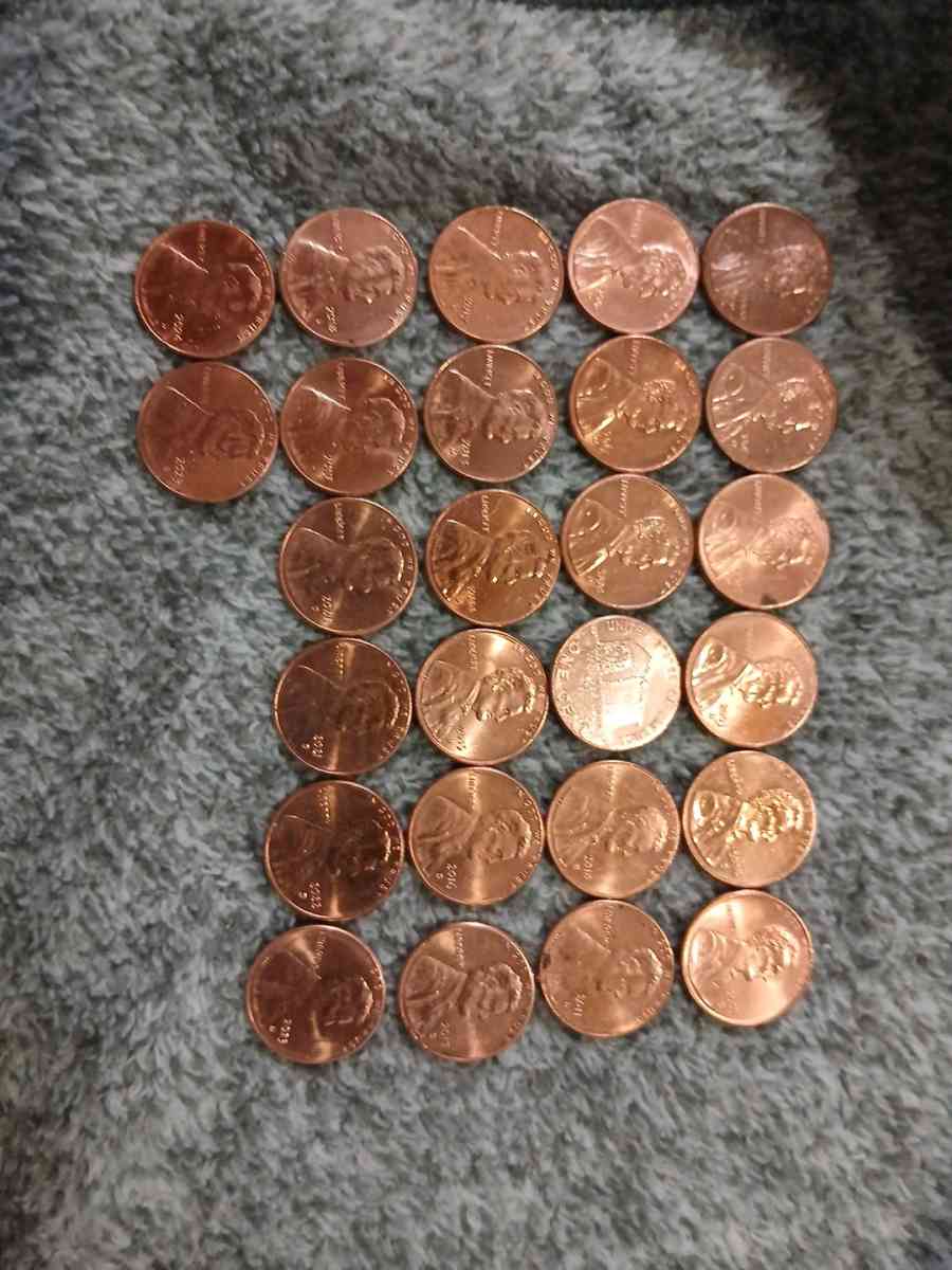 2000 to 2025 US 1c COINS